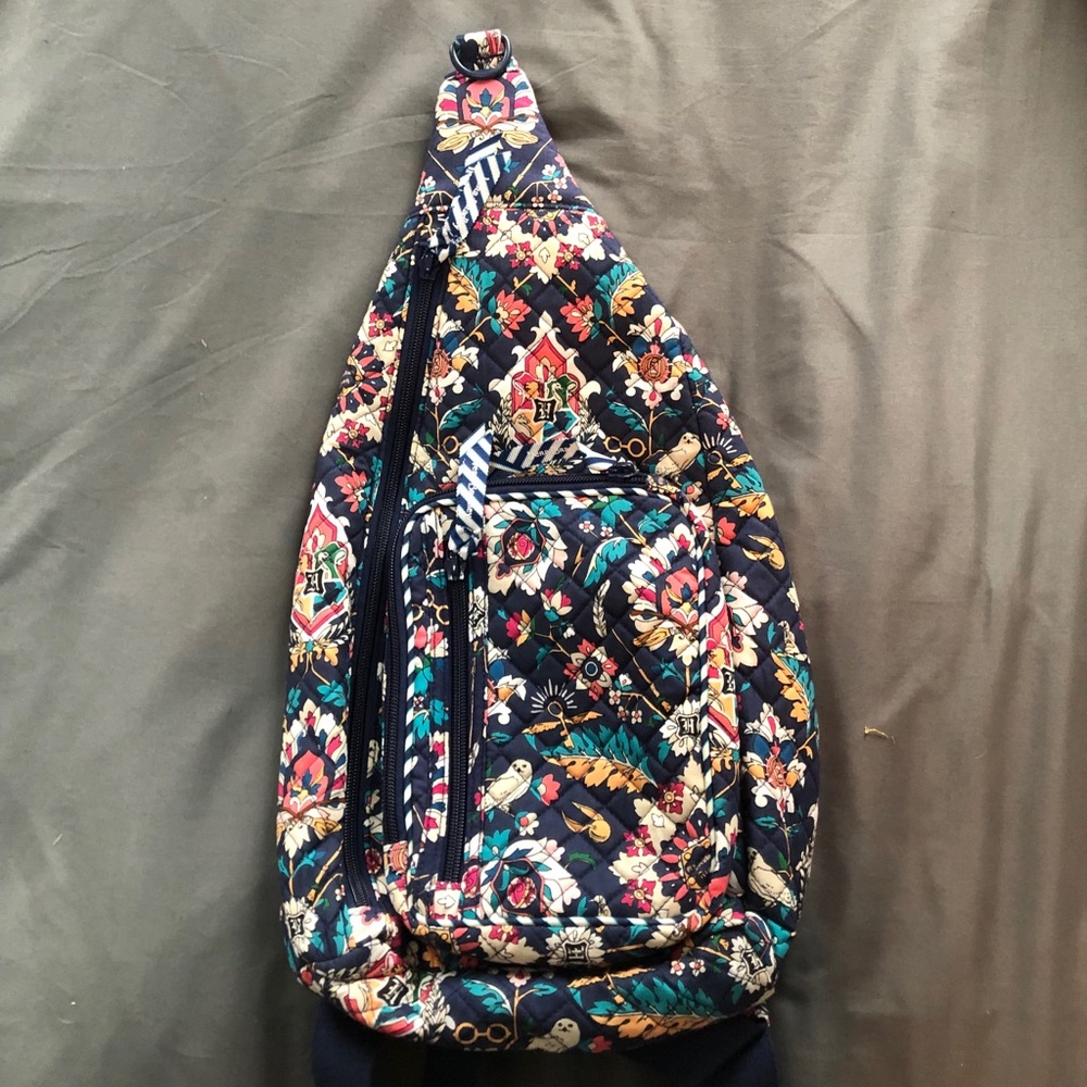 Vera Bradley sling backpack in Home to Hogwarts